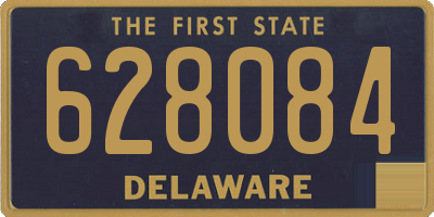 DE license plate 628084