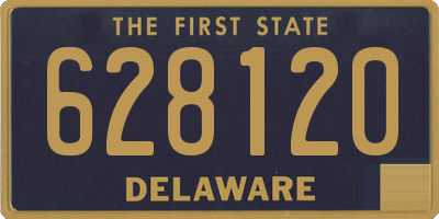 DE license plate 628120