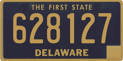DE license plate 628127