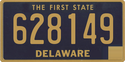 DE license plate 628149