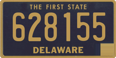 DE license plate 628155