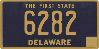 DE license plate 6282