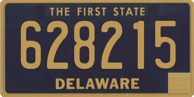DE license plate 628215