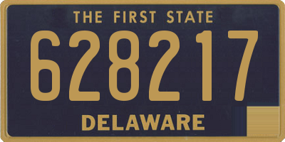 DE license plate 628217