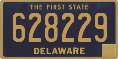 DE license plate 628229