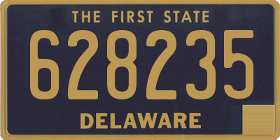 DE license plate 628235