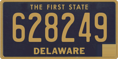 DE license plate 628249