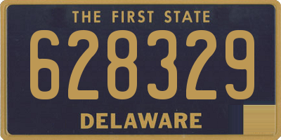 DE license plate 628329