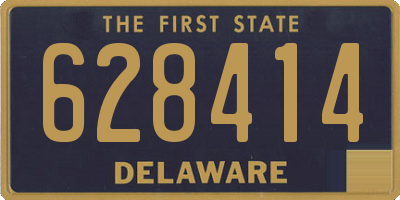 DE license plate 628414