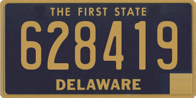 DE license plate 628419