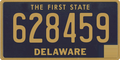 DE license plate 628459