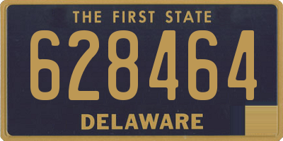 DE license plate 628464