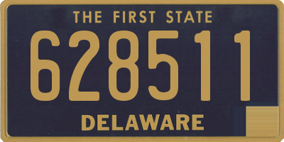 DE license plate 628511