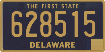 DE license plate 628515