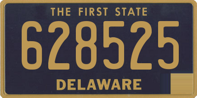 DE license plate 628525