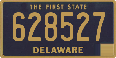 DE license plate 628527