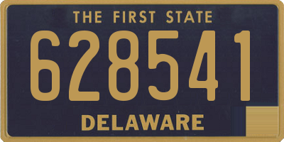DE license plate 628541