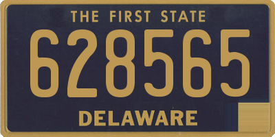 DE license plate 628565