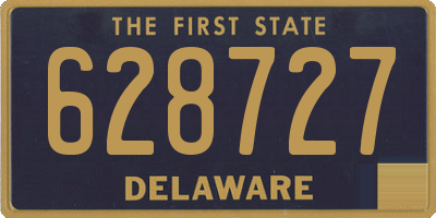 DE license plate 628727