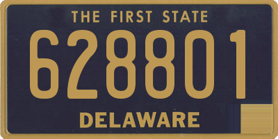 DE license plate 628801