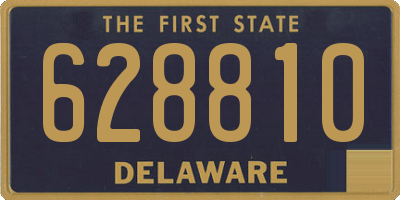 DE license plate 628810