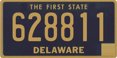DE license plate 628811
