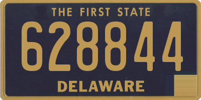 DE license plate 628844