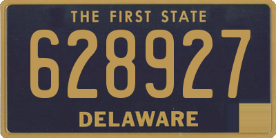DE license plate 628927