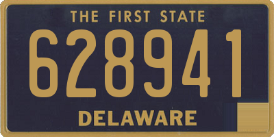 DE license plate 628941
