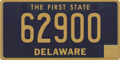 DE license plate 62900