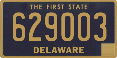 DE license plate 629003