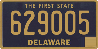 DE license plate 629005