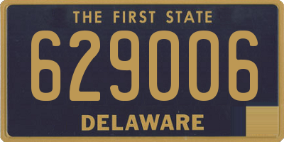 DE license plate 629006