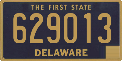 DE license plate 629013