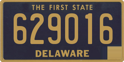 DE license plate 629016