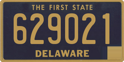 DE license plate 629021