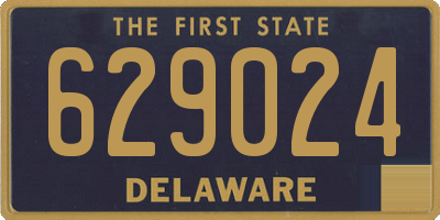 DE license plate 629024