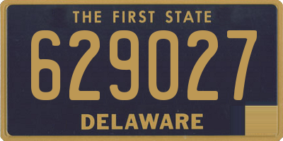 DE license plate 629027