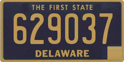 DE license plate 629037