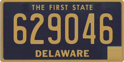 DE license plate 629046
