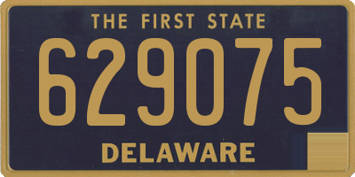 DE license plate 629075
