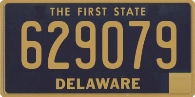 DE license plate 629079