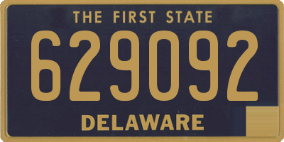 DE license plate 629092