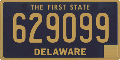 DE license plate 629099