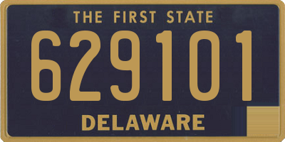 DE license plate 629101