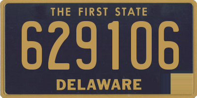 DE license plate 629106