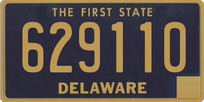 DE license plate 629110
