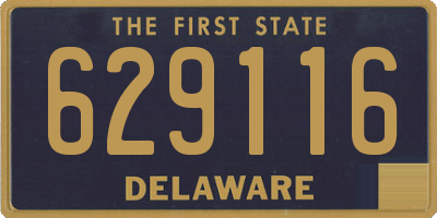 DE license plate 629116