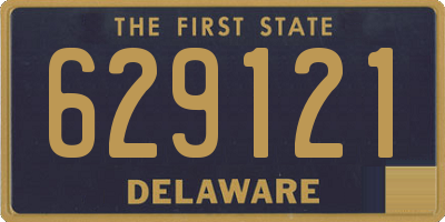 DE license plate 629121