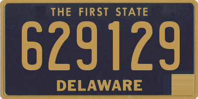 DE license plate 629129